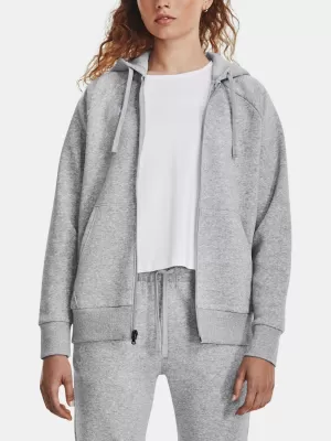 Дамски суичър UNDER ARMOUR RIVAL FLEECE FZ HOODIE 1379497-012 СИВО