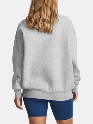 Дамски суичър UNDER ARMOUR ESSENTIAL FLC OS CREW 1379475-012 СИВО