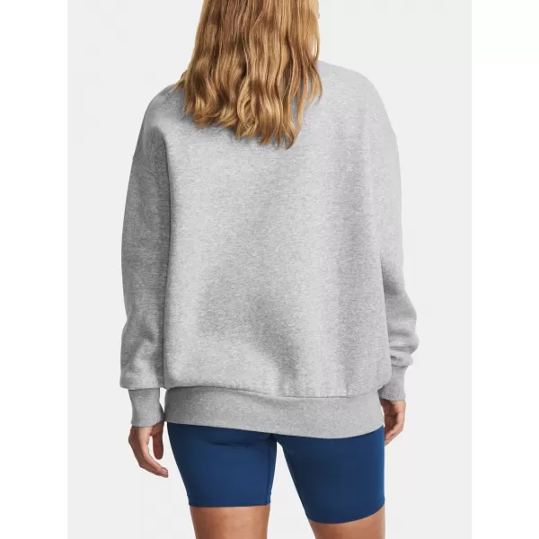  Дамски суичър UNDER ARMOUR ESSENTIAL FLC OS CREW 1379475-012 СИВО 