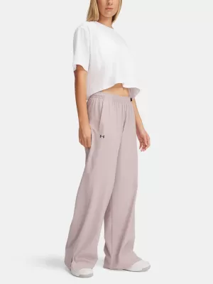 Дамски спортен панталон UNDER ARMOUR RIVAL WIDE LEG PANT 1386453-009 СИВО