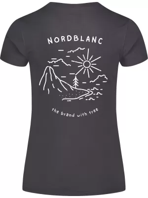 Дамска тениска NORDBLANC INTERSECT NBSLT8179 ЧЕРЕН