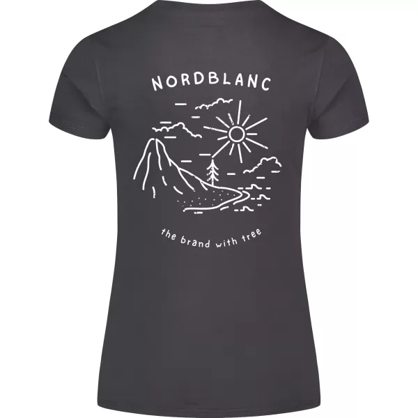  Дамска тениска NORDBLANC INTERSECT NBSLT8179 ЧЕРЕН 