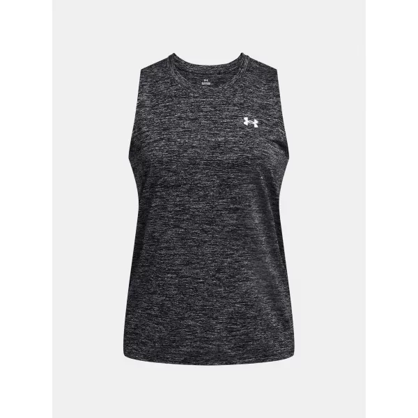  Дамски потник UNDER ARMOUR TECH TANK TWIST 1383656-001 ЧЕРЕН 