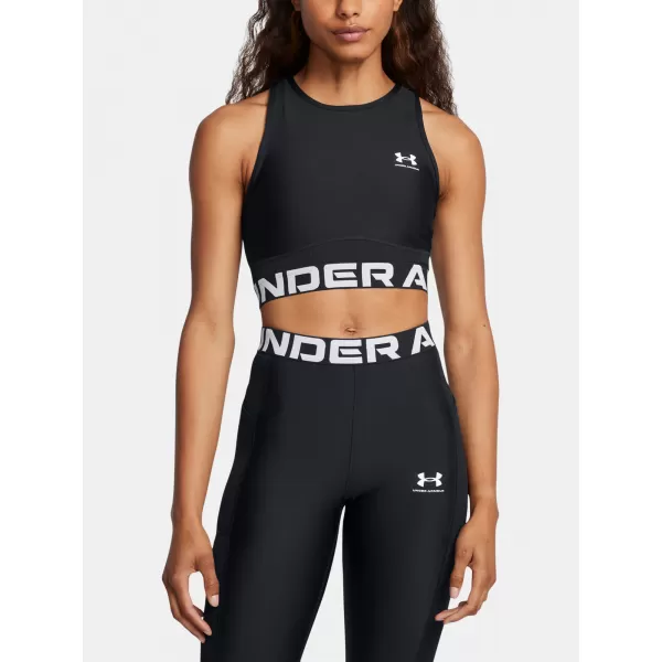 Дамски потник UNDER ARMOUR HEATGEAR RIB TANK 1388694-001 ЧЕРЕН 