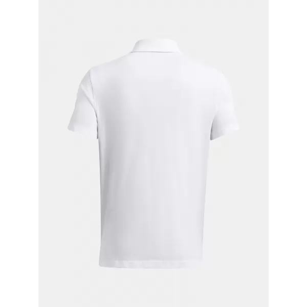  Мъжка тениска UNDER ARMOUR ICON POLO 1386608-100 БЯЛО 