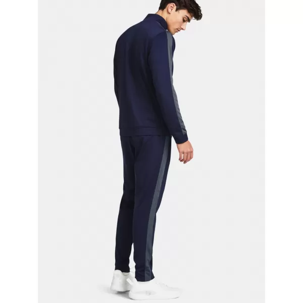  Мъжки комплект UNDER ARMOUR KNIT TRACK SUIT 1357139-410 СИНЬО 