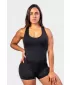 Спортен гащеризон къс 5 инча GYM RAT 287 BLACK Nebbia
