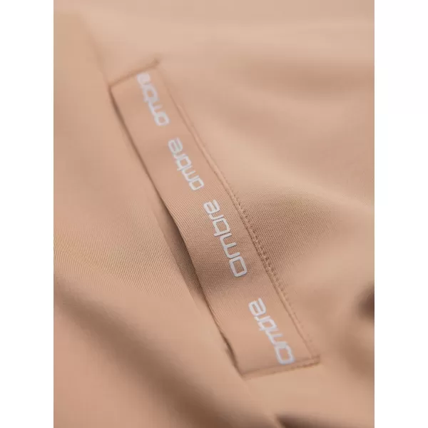  Мъжки суичър OMBRE OM-SSZP-0210 БЕЖОВО 