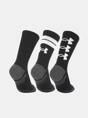 Чорапи UNDER ARMOUR PERF TECH NOV CREW (3 PÁRY) 1379515-002 ЧЕРЕН