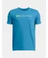 Момчешка тениска UNDER ARMOUR B LOGO WORDMARK SS 1389963-452 СИНЬО
