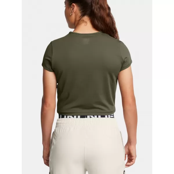  Дамска тениска UNDER ARMOUR MERIDIAN BABY TEE 1387729-390 ЗЕЛЕНО 