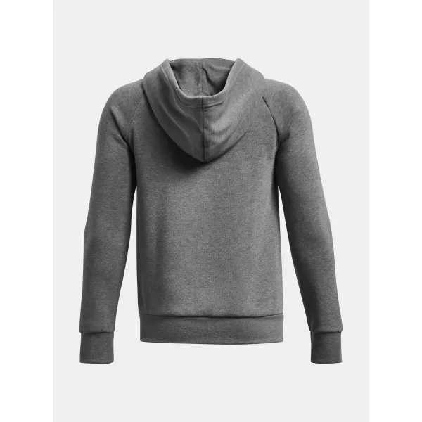  Суичър за момче UNDER ARMOUR RIVAL FLEECE FZ HOODIE 1379794-025 СИВО 