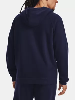 Мъжки суичър UNDER ARMOUR RIVAL FLEECE FZ HOODIE 1379767-410 СИНЬО