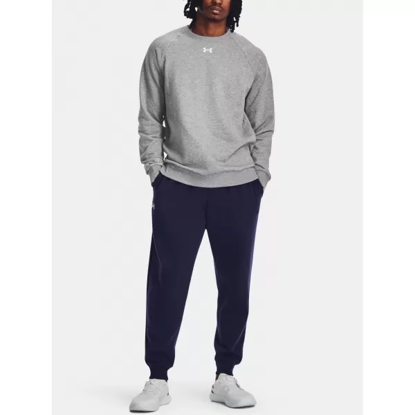  Мъжки суичър UNDER ARMOUR RIVAL FLEECE CREW 1379755-025 СИВО 