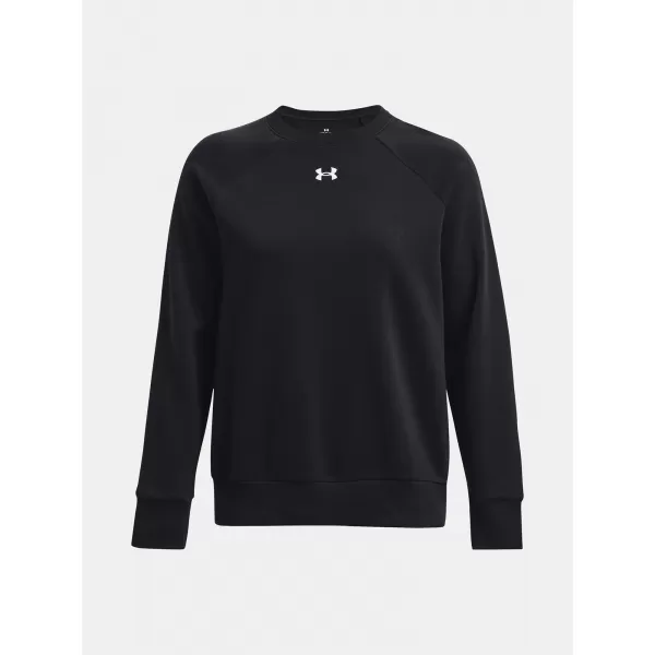  Дамски суичър UNDER ARMOUR RIVAL FLEECE CREW 1379508-001 ЧЕРЕН 