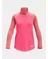 Тениска за момиче UNDER ARMOUR TECH GRAPHIC 1/2 ZIP 1377586-683 РОЗОВО