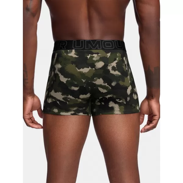  Мъжки боксерки UNDER ARMOUR M PERF COTTON NOV 3IN 1383892-391 ЗЕЛЕНО 