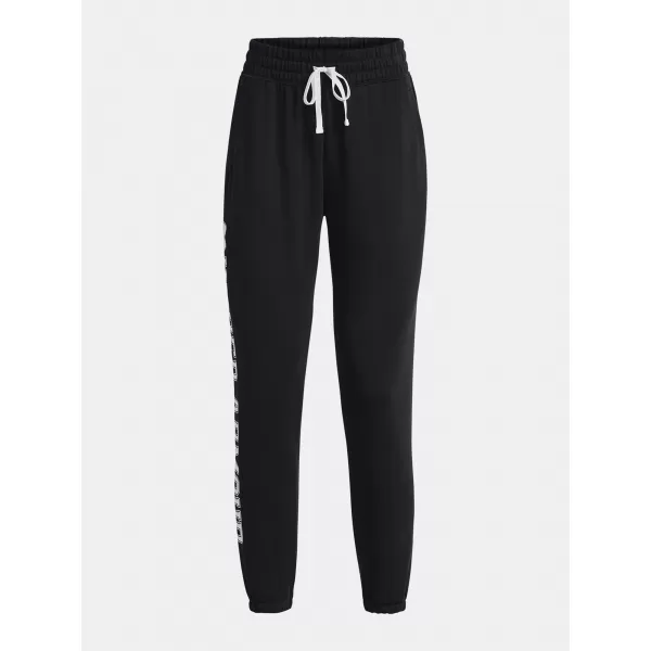  Дамски спортен панталон UNDER ARMOUR RIVAL TERRY GRAPHIC JOGR 1379437-001 ЧЕРЕН 