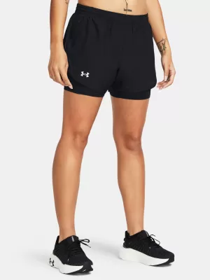 Дамски шорти UNDER ARMOUR FLY BY 2-IN-1 SHORTS 1382440-001 ЧЕРЕН