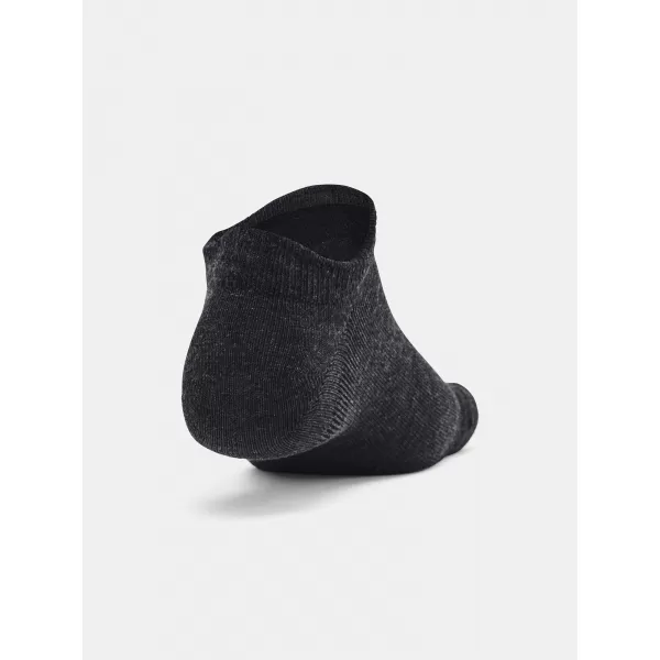  Чорапи UNDER ARMOUR ESSENTIAL NO SHOW (3 PÁRY) 1382623-001 ЧЕРЕН 