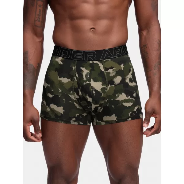  Мъжки боксерки UNDER ARMOUR M PERF COTTON NOV 3IN 1383892-391 ЗЕЛЕНО 