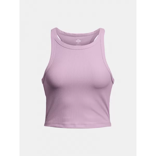  Дамски потник UNDER ARMOUR MERIDIAN RIB CROP TANK 1384008-543 ЛИЛАВО 