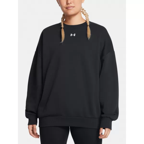 Дамски суичър UNDER ARMOUR RIVAL FLEECE OS CREW ЧЕРЕН 