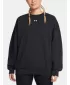 Дамски суичър UNDER ARMOUR RIVAL FLEECE OS CREW ЧЕРЕН
