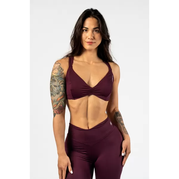  Спортен сутиен STRONG BEAUTY 424 ТЪМНО ЧЕРВЕН Nebbia 