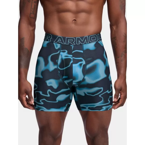  Мъжки боксерки UNDER ARMOUR M PERF TECH MESH NOV 6IN (3KS) 1383885-494 СИНЬО 