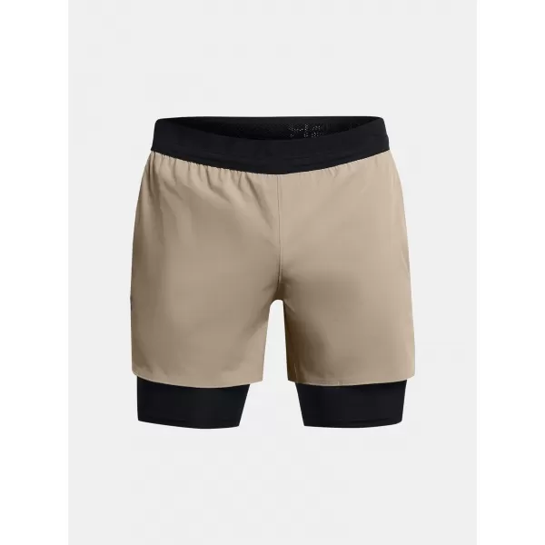  Мъжки шорти UNDER ARMOUR VANISH ELITE 2IN1 SHORT 1378604-203 КАФЯВО 