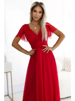 Рокля NUMOCO NASTIA 562-7 ЧЕРВЕНО