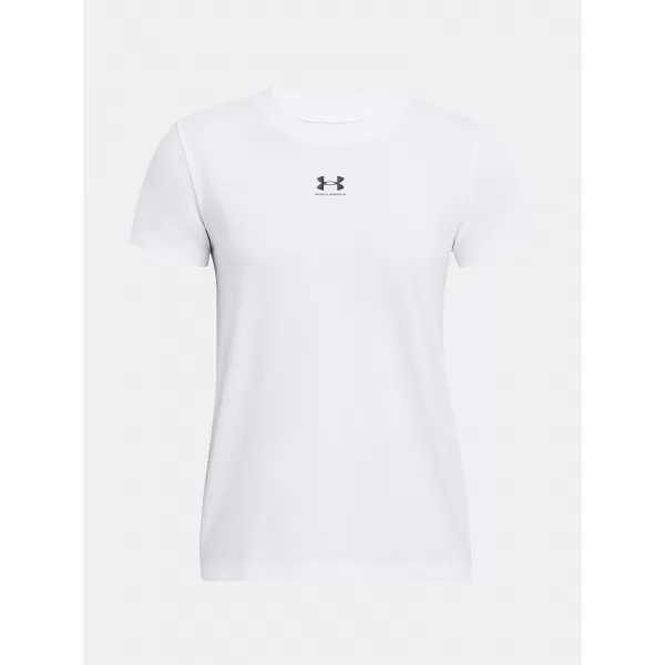  Дамска тениска UNDER ARMOUR CAMPUS CORE SS 1383648-100 БЯЛО 