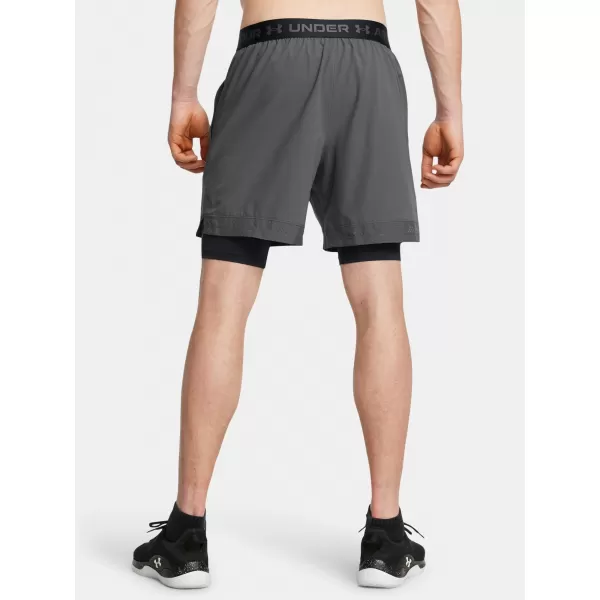  Мъжки шорти UNDER ARMOUR VANISH WOVEN 2IN1 STS 1373764-025 СИВО 
