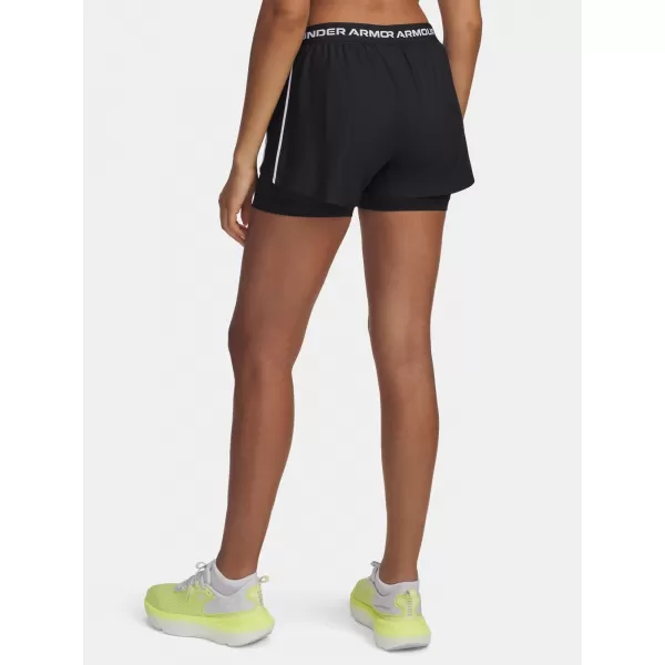  Дамски шорти UNDER ARMOUR TECH PLAY UP 2IN1 SHORTS 1389895-001 ЧЕРЕН 