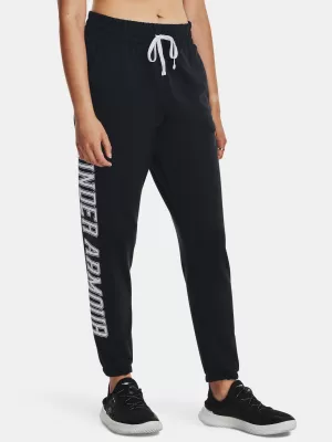 Дамски спортен панталон UNDER ARMOUR RIVAL TERRY GRAPHIC JOGR 1379437-001 ЧЕРЕН