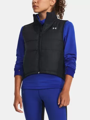 Дамски елек UNDER ARMOUR STRM SESSION RUN VEST 1378502-001 ЧЕРЕН