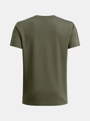Момчешка тениска UNDER ARMOUR B ICON TAPED SS 6001583-390 ЗЕЛЕНО