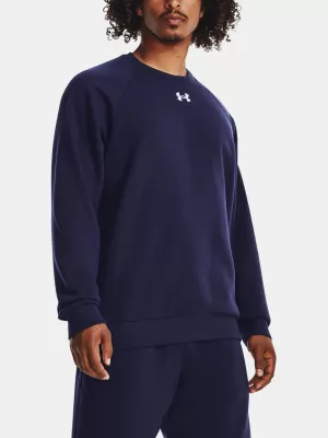 Мъжки суичър UNDER ARMOUR RIVAL FLEECE CREW 1379755-410 СИНЬО