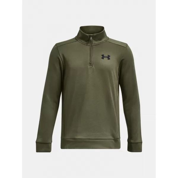  Суичър за момче UNDER ARMOUR ARMOUR FLEECE 1/4 ZIP 1373559-390 ЗЕЛЕНО 