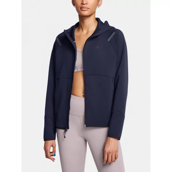  Дамски суичър UNDER ARMOUR UNSTOPPABLE FLEECE FZ 1379842-410 СИНЬО 