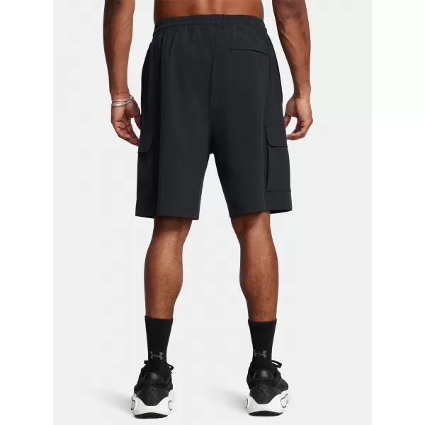  Мъжки шорти UNDER ARMOUR VIBE WOVEN CARGO SHORT 1386560-001 ЧЕРЕН 