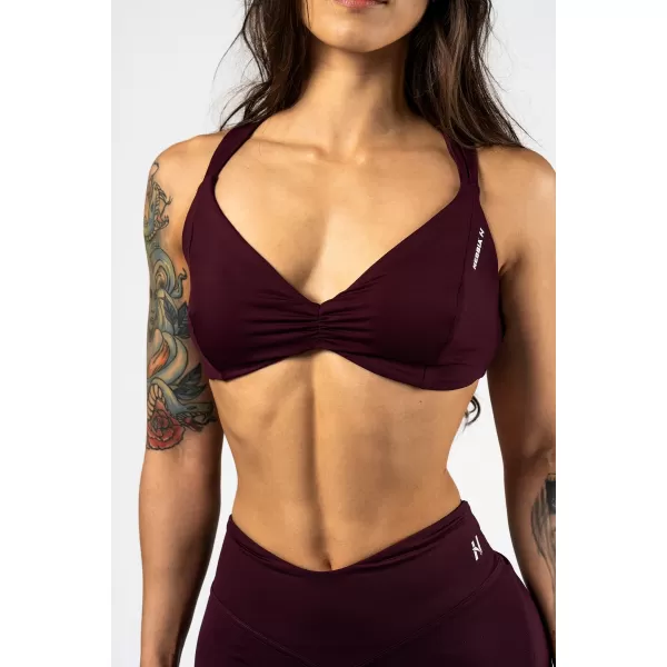  Спортен сутиен STRONG BEAUTY 424 ТЪМНО ЧЕРВЕН Nebbia 