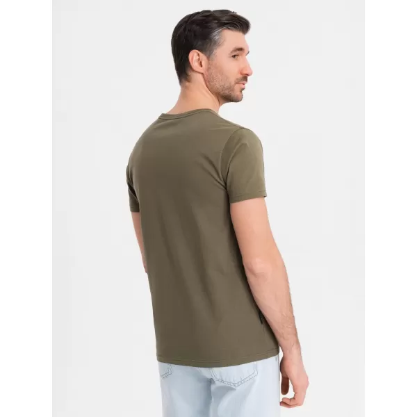  Риза OMBRE OM-TSBS-0237 ТЪМНО МАСЛИНА 