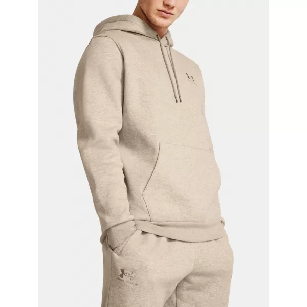  Мъжки суичър UNDER ARMOUR ESSENTIAL FLEECE HOODIE 1373880-203 КАФЯВО 