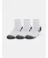Чорапи UNDER ARMOUR PERFORMANCE COTTON 3P QTR 1379528-100 БЯЛО