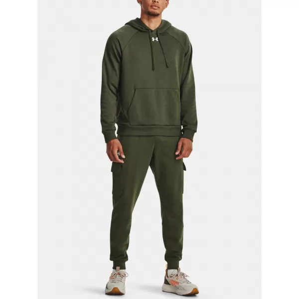  Мъжки суичър UNDER ARMOUR RIVAL FLEECE HOODIE 1379757-390 ЗЕЛЕНО 