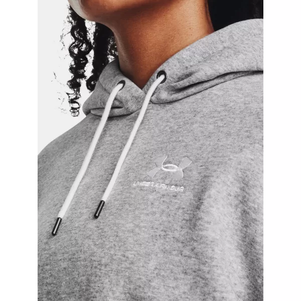  Дамски суичър UNDER ARMOUR ESSENTIAL FLC OS HOODIE 1379495-012 СИВО 