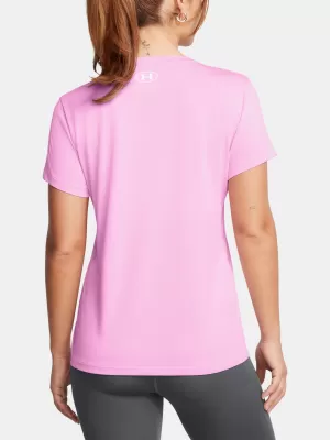 Дамска тениска UNDER ARMOUR TECH SSV- TWIST 1384227-672 РОЗОВО