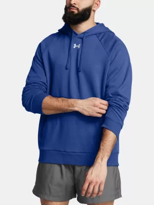 Мъжки суичър UNDER ARMOUR RIVAL FLEECE HOODIE 1379757-432 СИНЬО